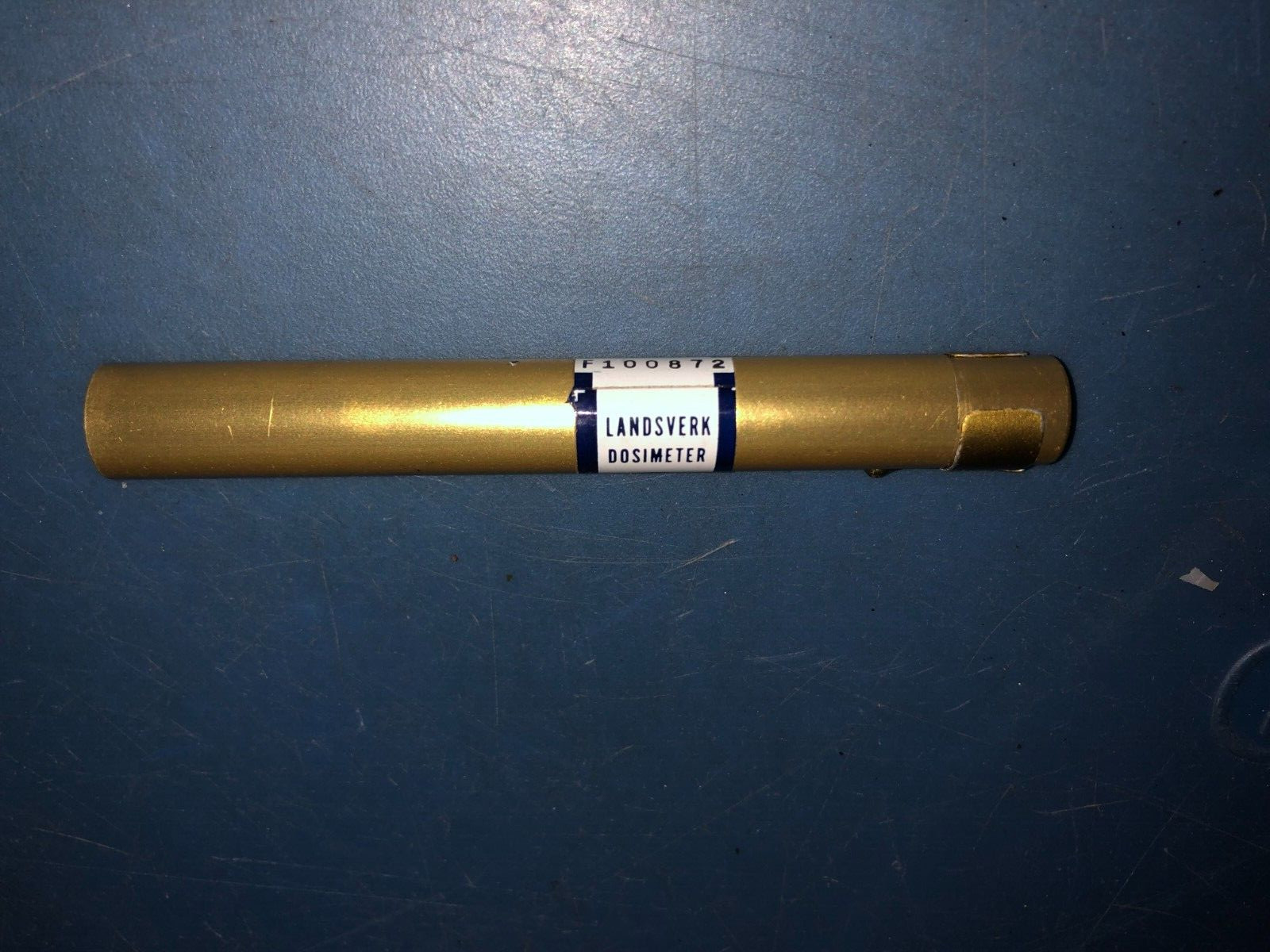Vintage CD Civil Defense Radiation Landsverk DOSIMETER