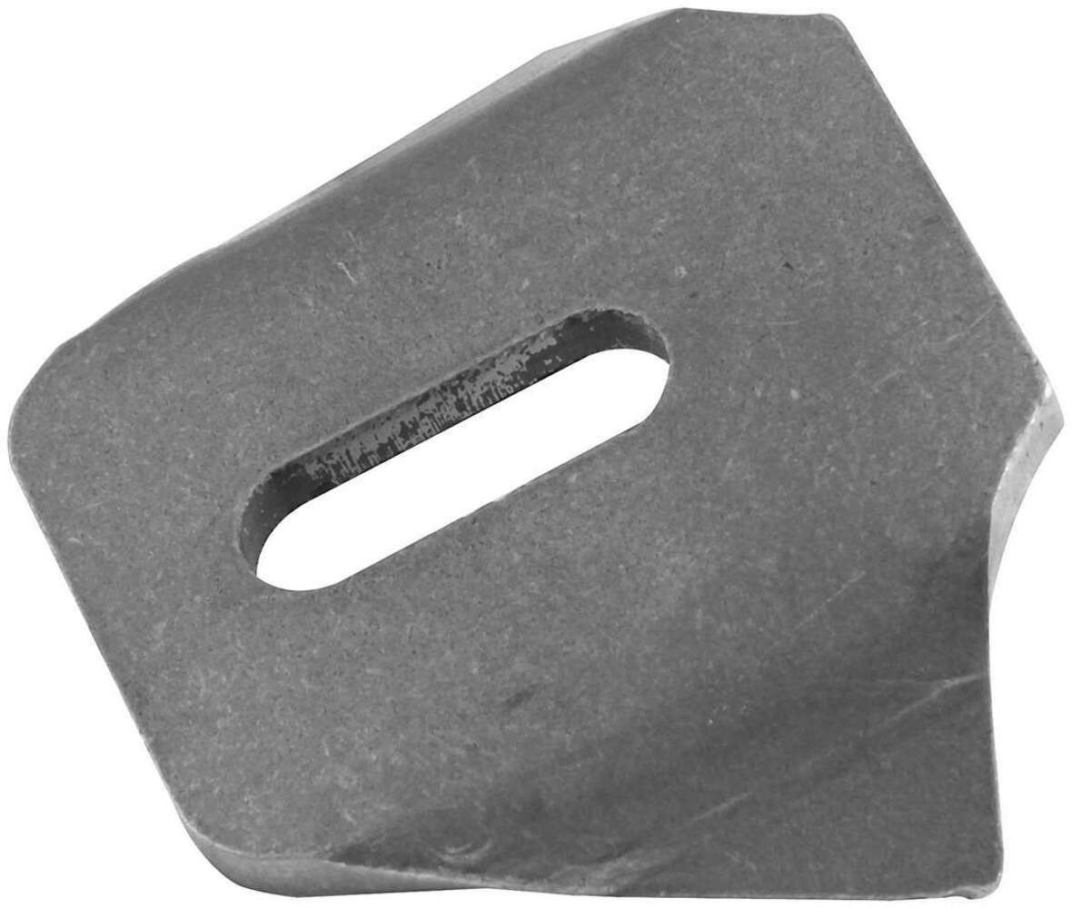 Allstar Steel Body Brace Tabs Round Tube Slotted Parallel To Tube 4PK 60015