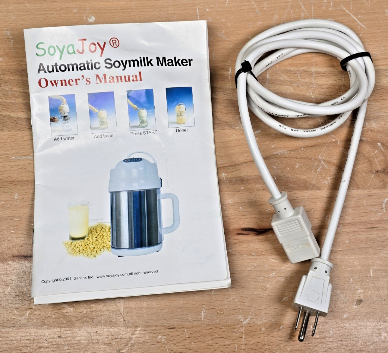 SoyaJoy Model SJ-5 Soy Milk Maker Machine TESTED WORKS
