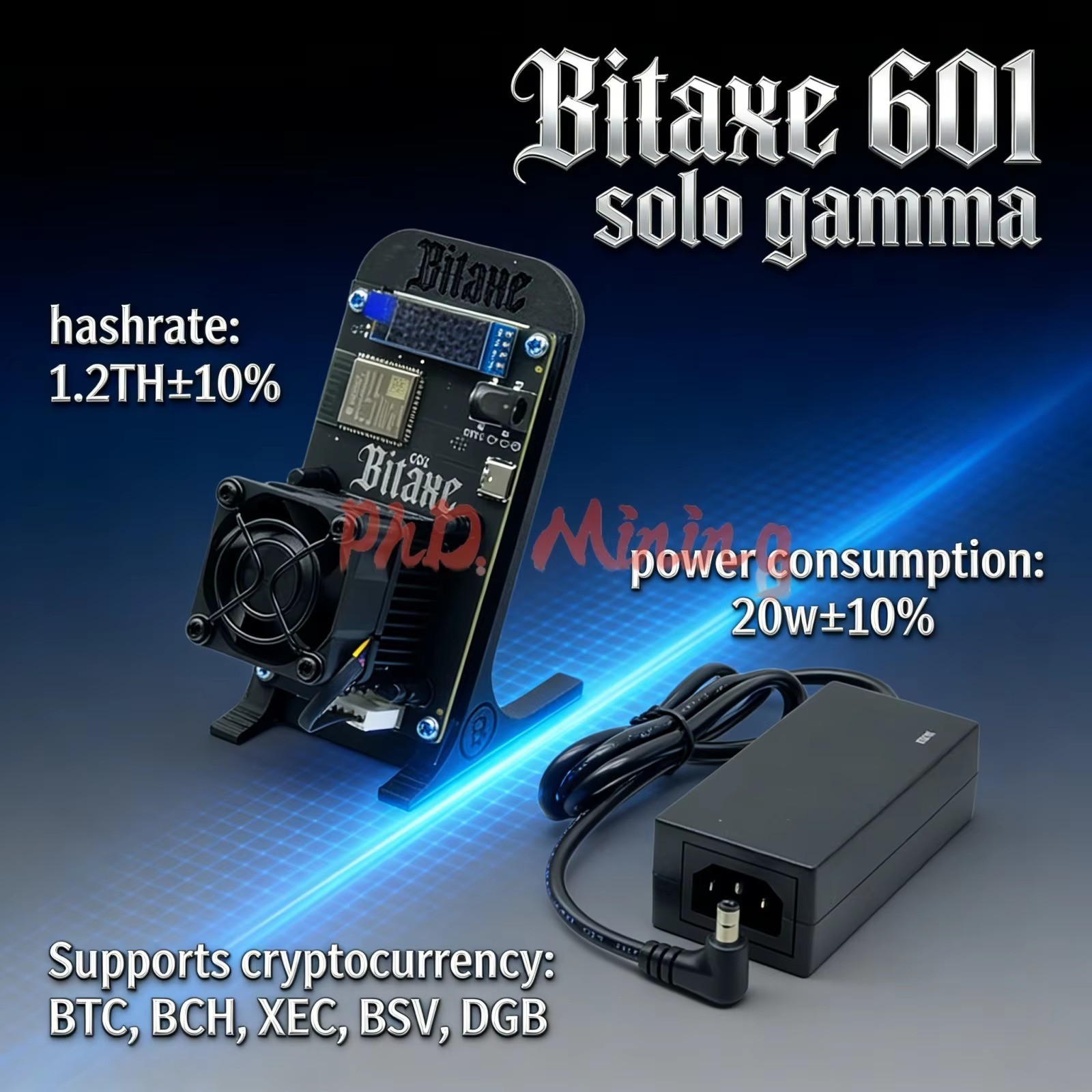BITAXE GAMMA Solo Bitcoin Miner – Modern Crypto Mining Device