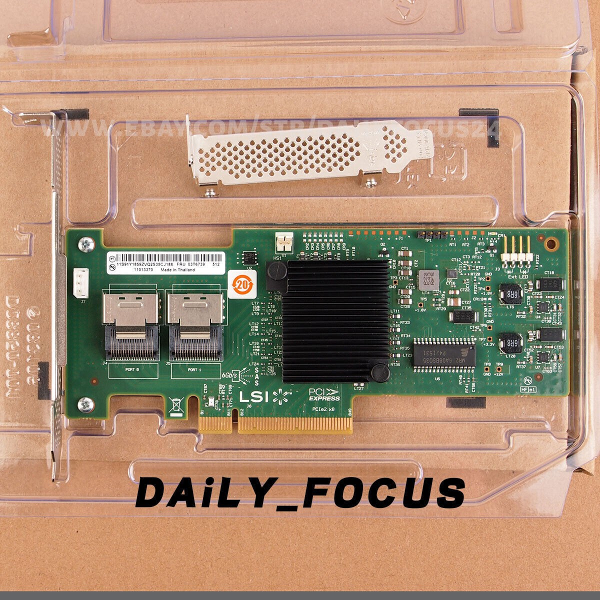 LSI 9240-8i (FW:P20 IT Mode LSI 9211-8I ) 6Gbps SAS HBA ZFS FreeNAS unRAID