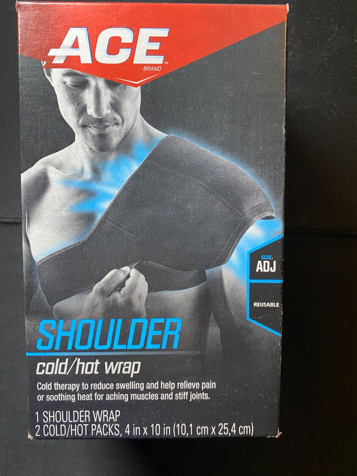 ACE Adjustable Shoulder Wrap Reusable Cold and Hot Therapy NEW IN BOX