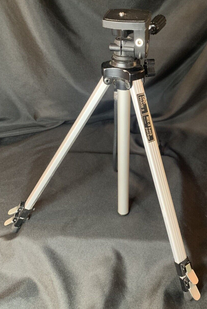 Camera Tripod ~ MX-3 Back Packer ~ CPC Phase 2 Vintage 3-Segment