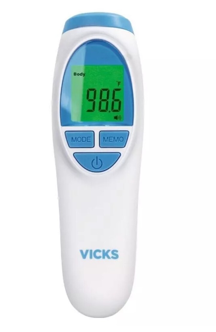 3-in-1 NO-TOUCH Thermometer -Vicks - New In Box - For Children/Adults.