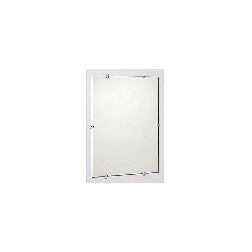 SEE ALL INDUSTRIES G1218 Frameless Mirror,18 in W,12 in H 9NTN5