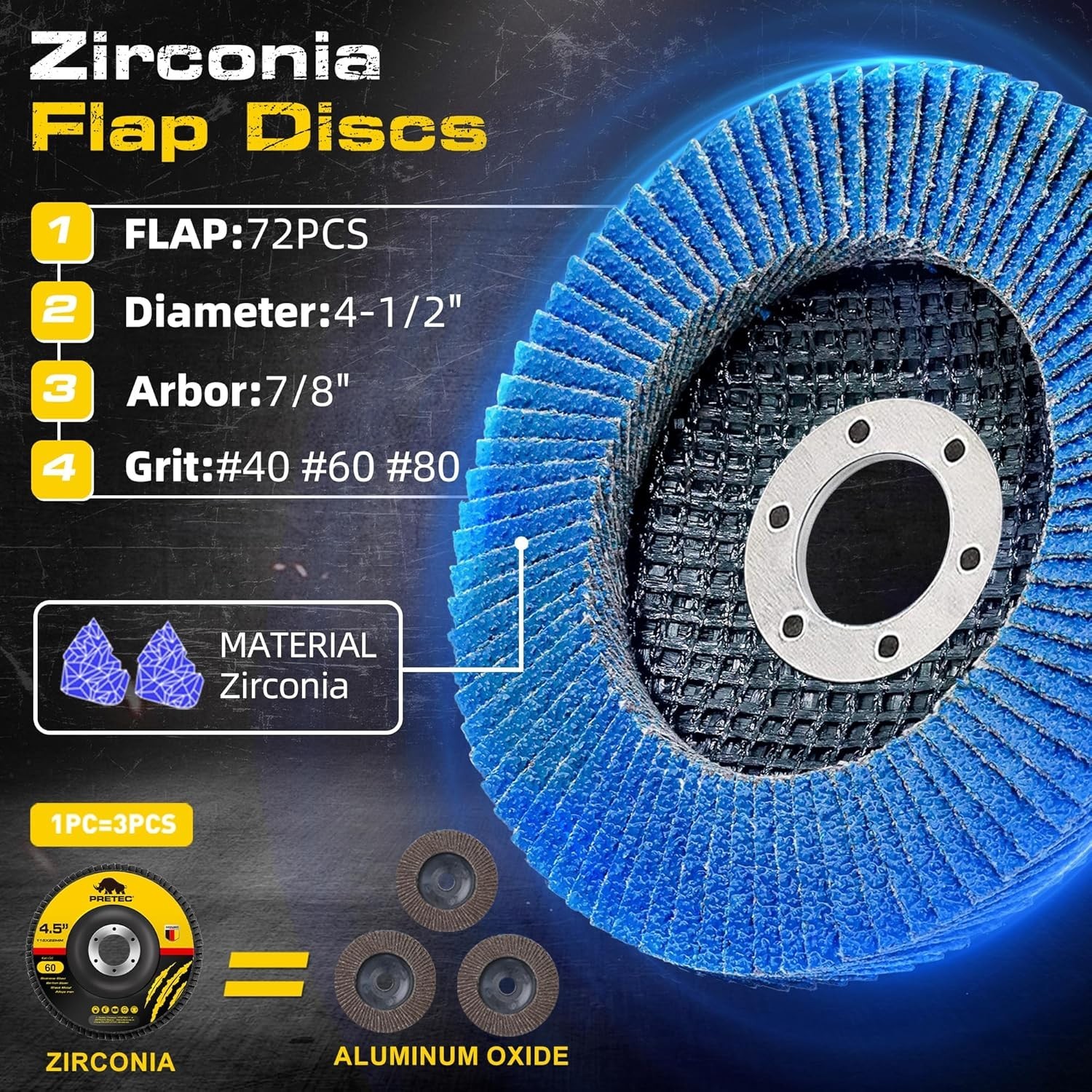 26-Pack Angle Grinder Discs 4.5'' - Durable Cutting & Grinding Solution