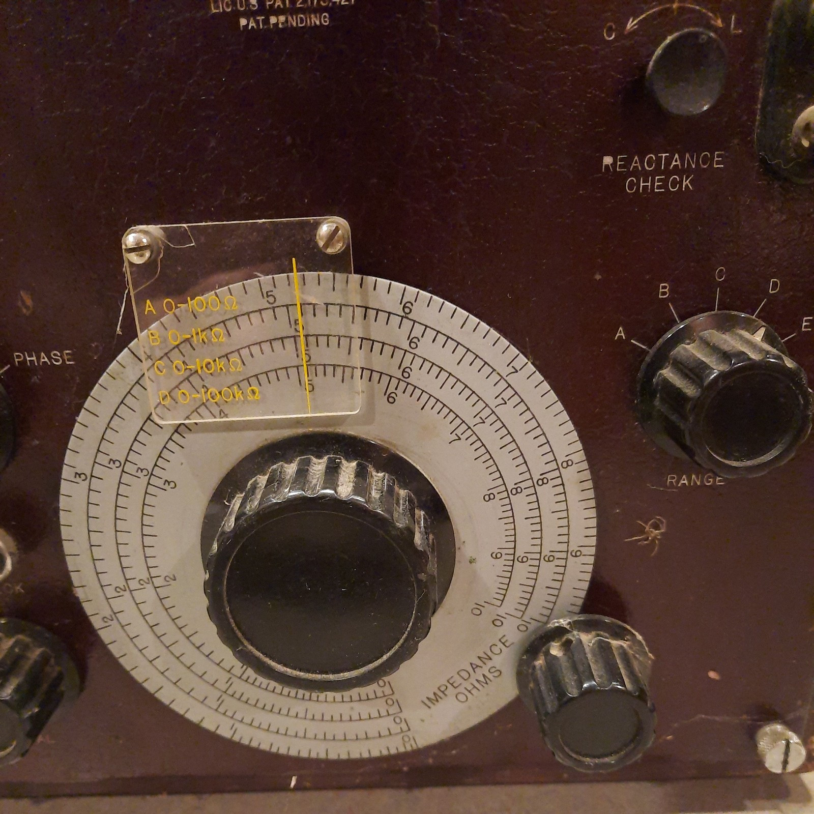 Vintage Audio Test Instrument Z Angle Meter 310-a