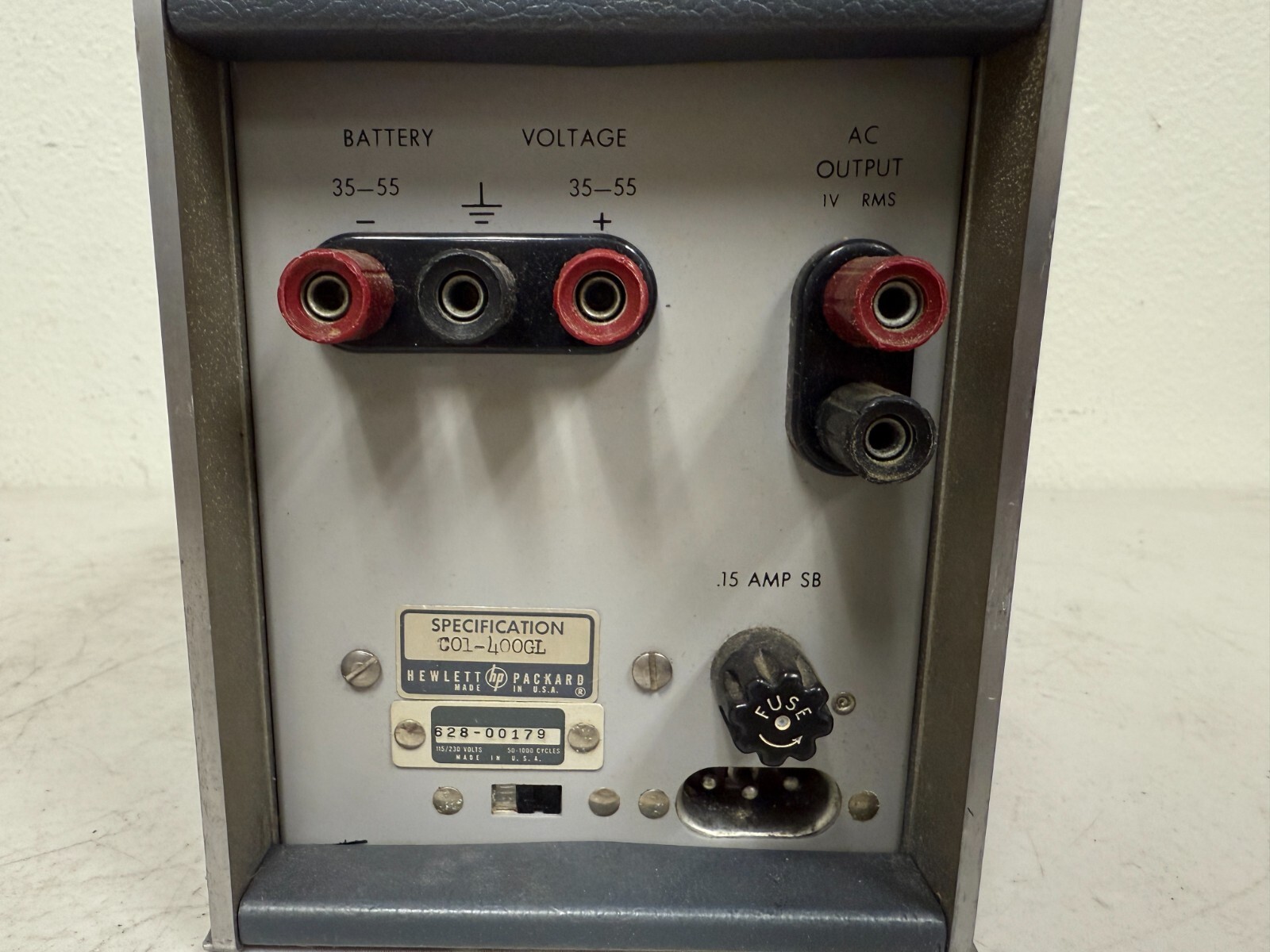 Vintage HP 400GL AC Voltmeter Not Tested & Working