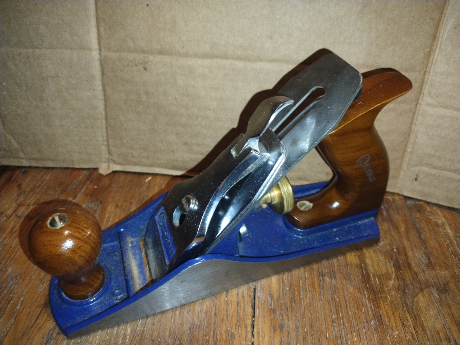 Kobalt 9-3/4" No. 4 Woodworking Wood Smoothing Hand Bench Plane 25 Degree Angle