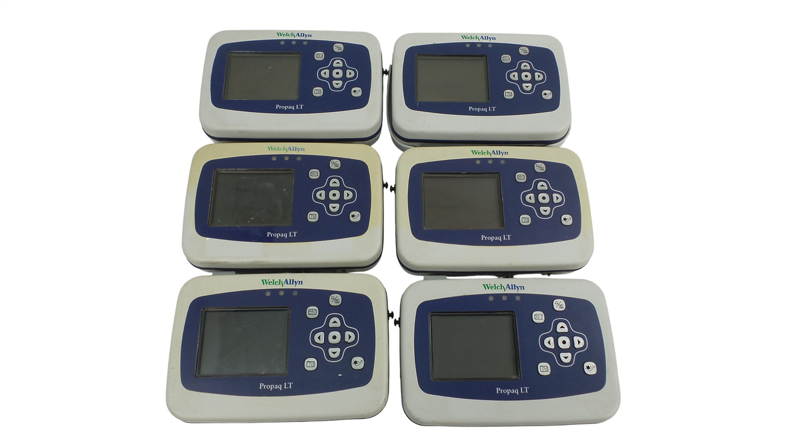 Lot of 6 Welch Allyn Propaq LT Patient Monitor 802LTON - Free Shipping