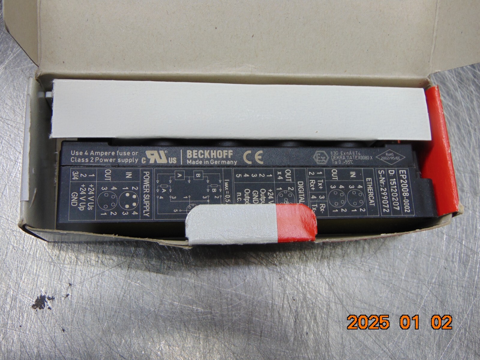 NEW Beckhoff EP2008-0002 EtherCAT Box USA SELLER
