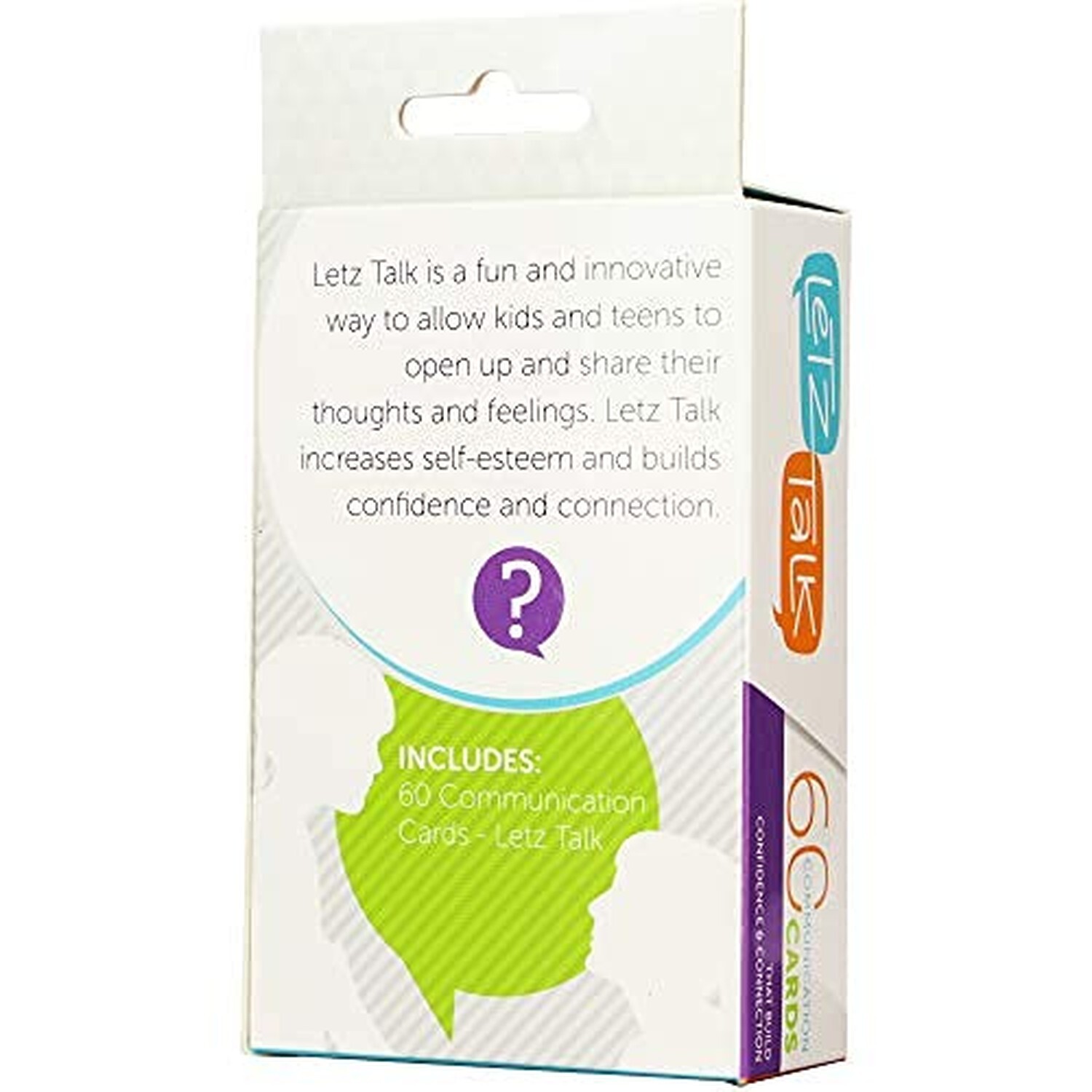Letz Talk Conversation Cards for Teens - Communication Topics, Conversation S...