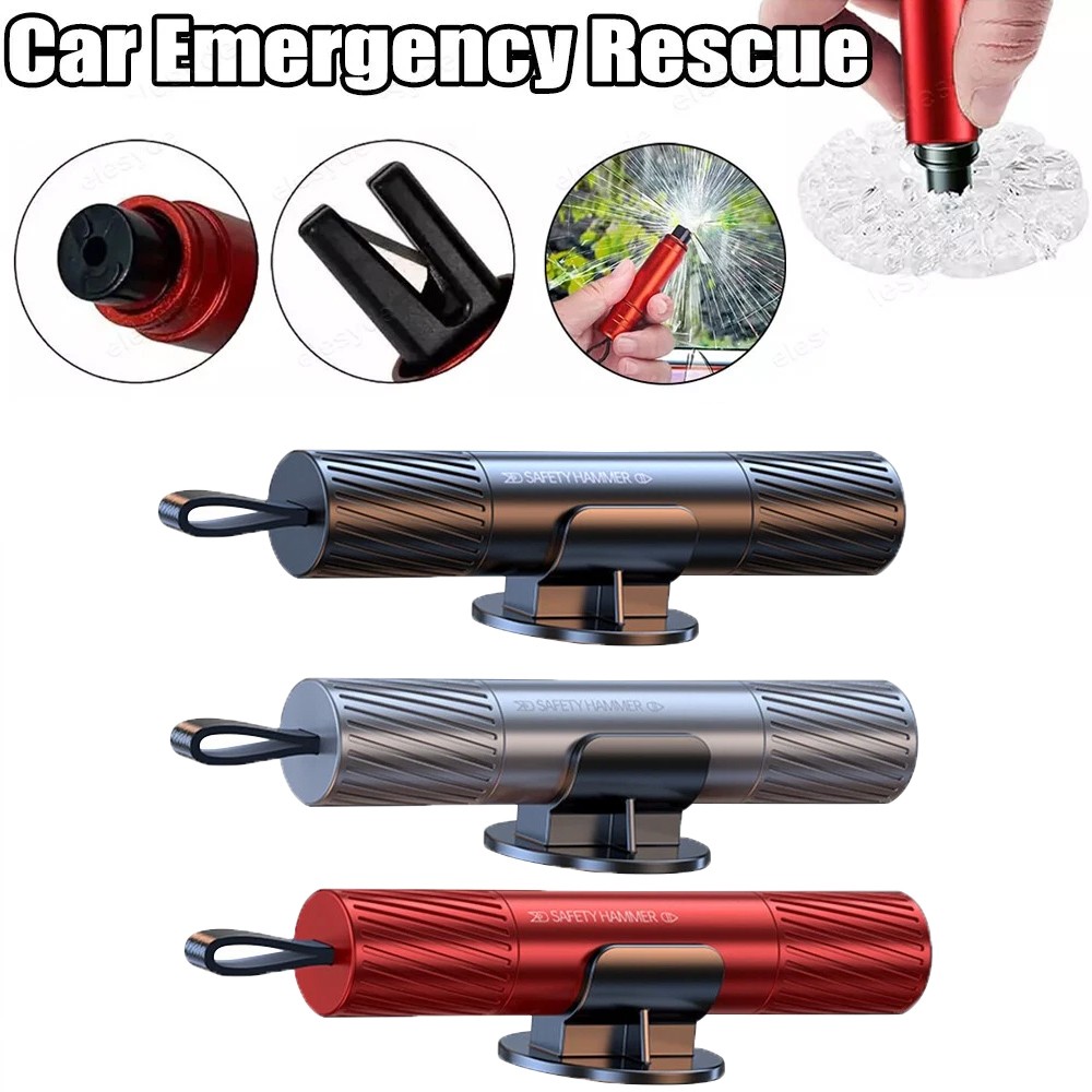 Car Safety Hammer Window Glass Breaker Seat Belt Emergency Escape Cutter Tool