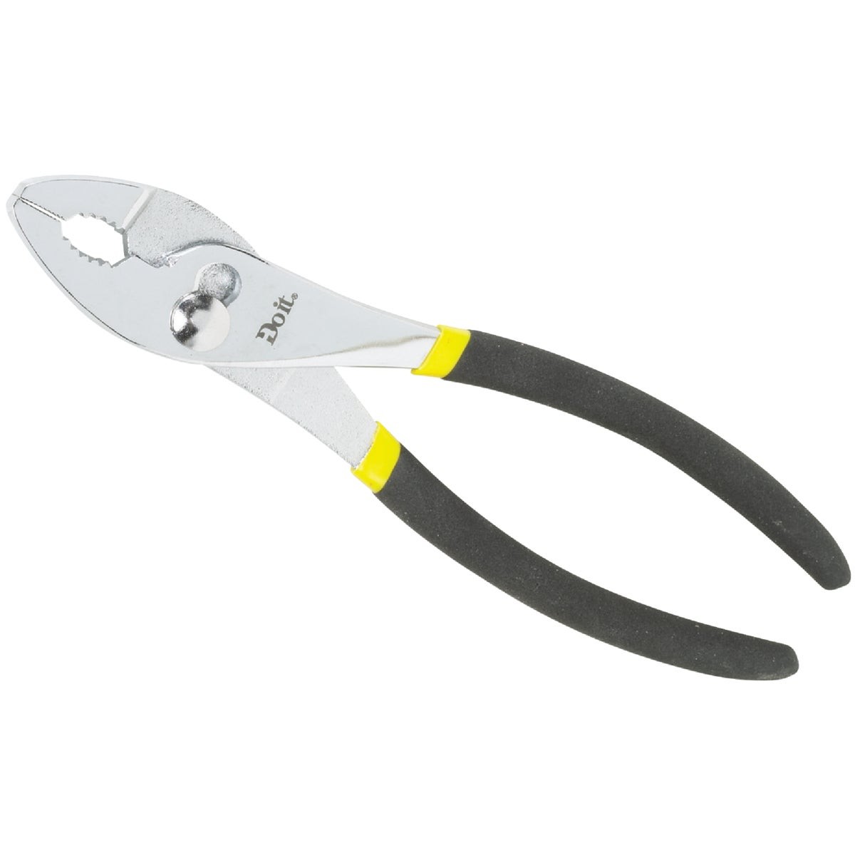 Do it 8 In. Slip Joint Pliers 303593 SIM Supply, Inc. Carbon Steel Silver