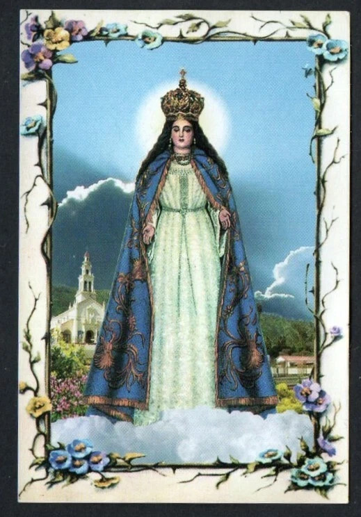 Holy card de la Virgin santino image pieuses estampa