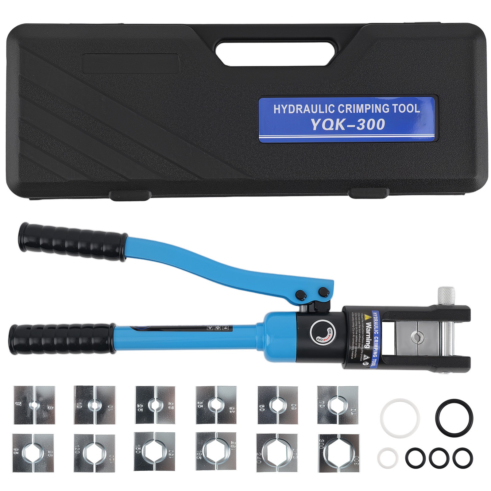 Professional Hydraulic Cable Crimping Tool 16MT Terminal Crimper with Hex Dies