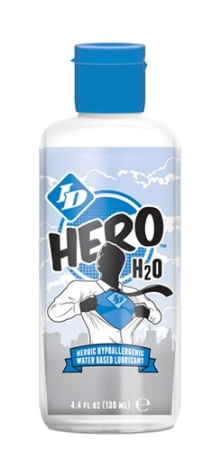 Personal Lubricant ID Hero H2O Water-Based Lube 4.4oz