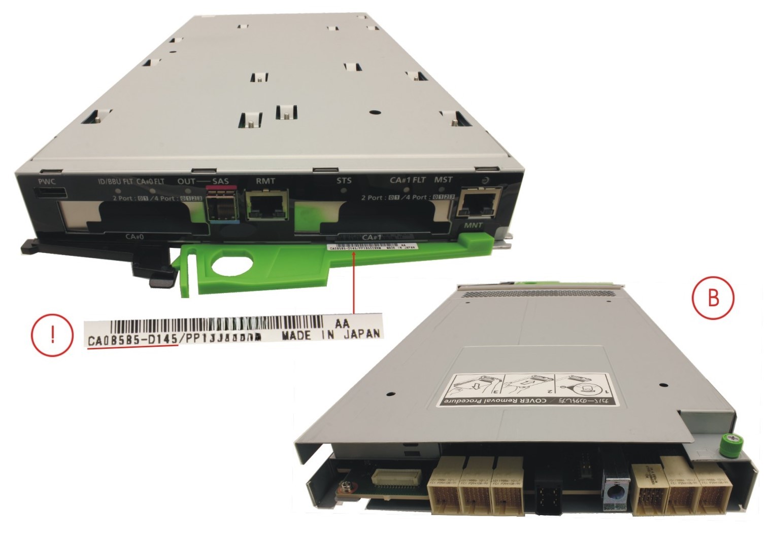 Fujitsu Contrôleur Module DX100 S5 CM (T2) CA08585-D145 Fujitsu : CA07554-D145