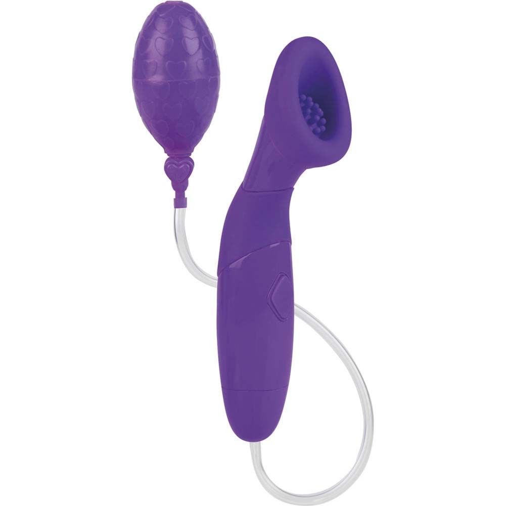 Body & Soul Scintillation Vibrating Female Silicone Arousal Pump for Her, Purple
