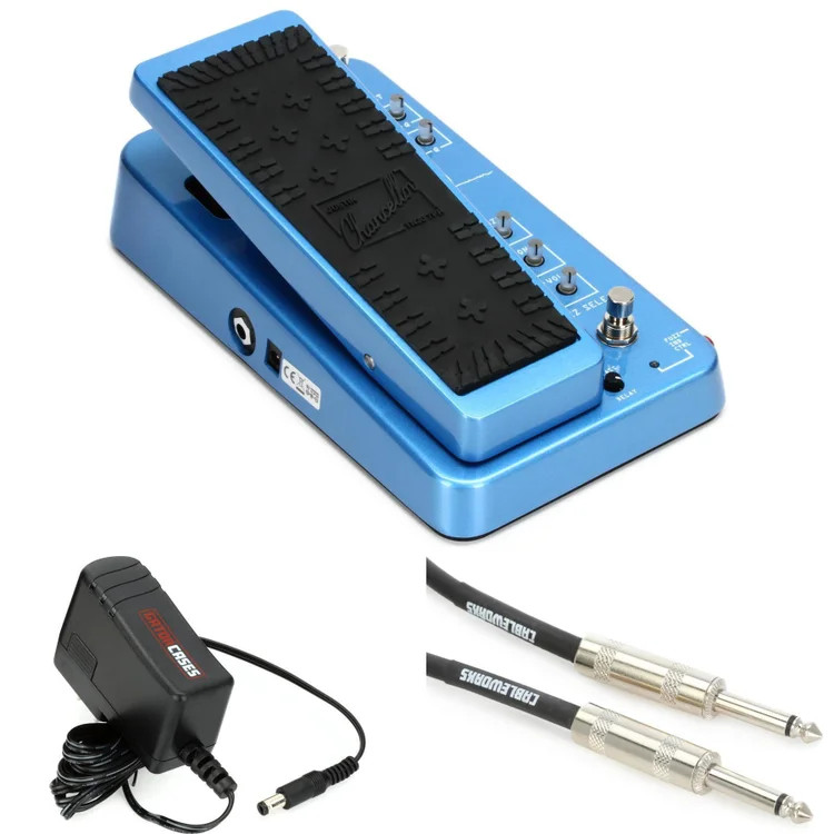 Dunlop JCT95 Justin Chancellor Cry Baby Wah Pedal with Power Supply and Cable