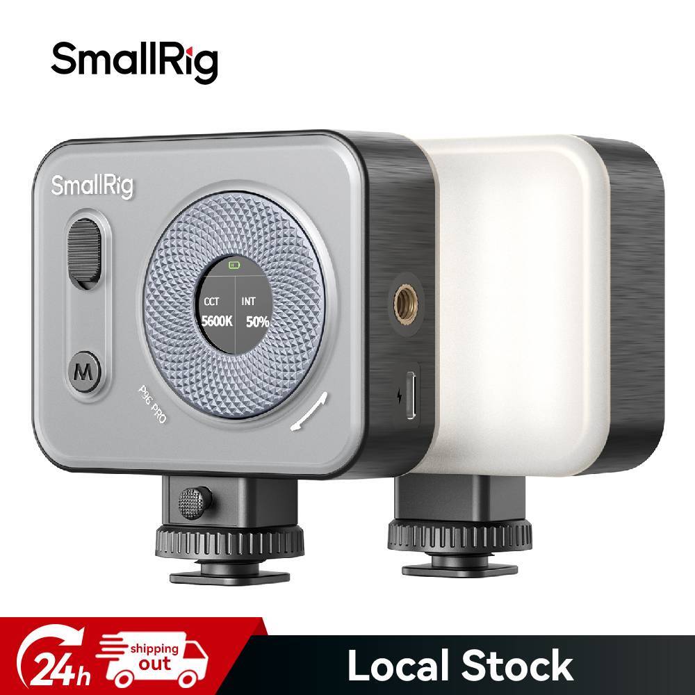 SmallRig Vibe P96 Pro mini LED Video Light, Vlog Fill light (Black) 4660