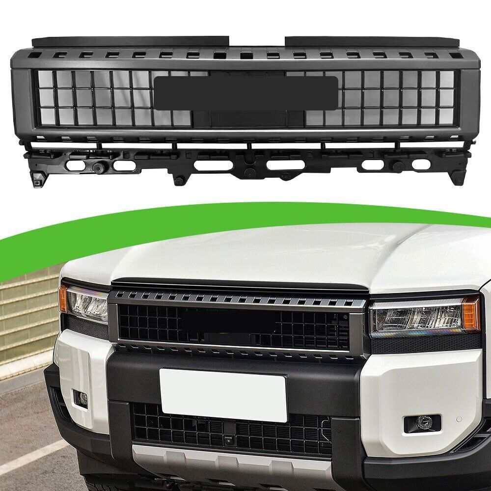 Front Grill Bumper Mesh Grille Vent Trim For Land Cruiser 250 Prado J250 2024+