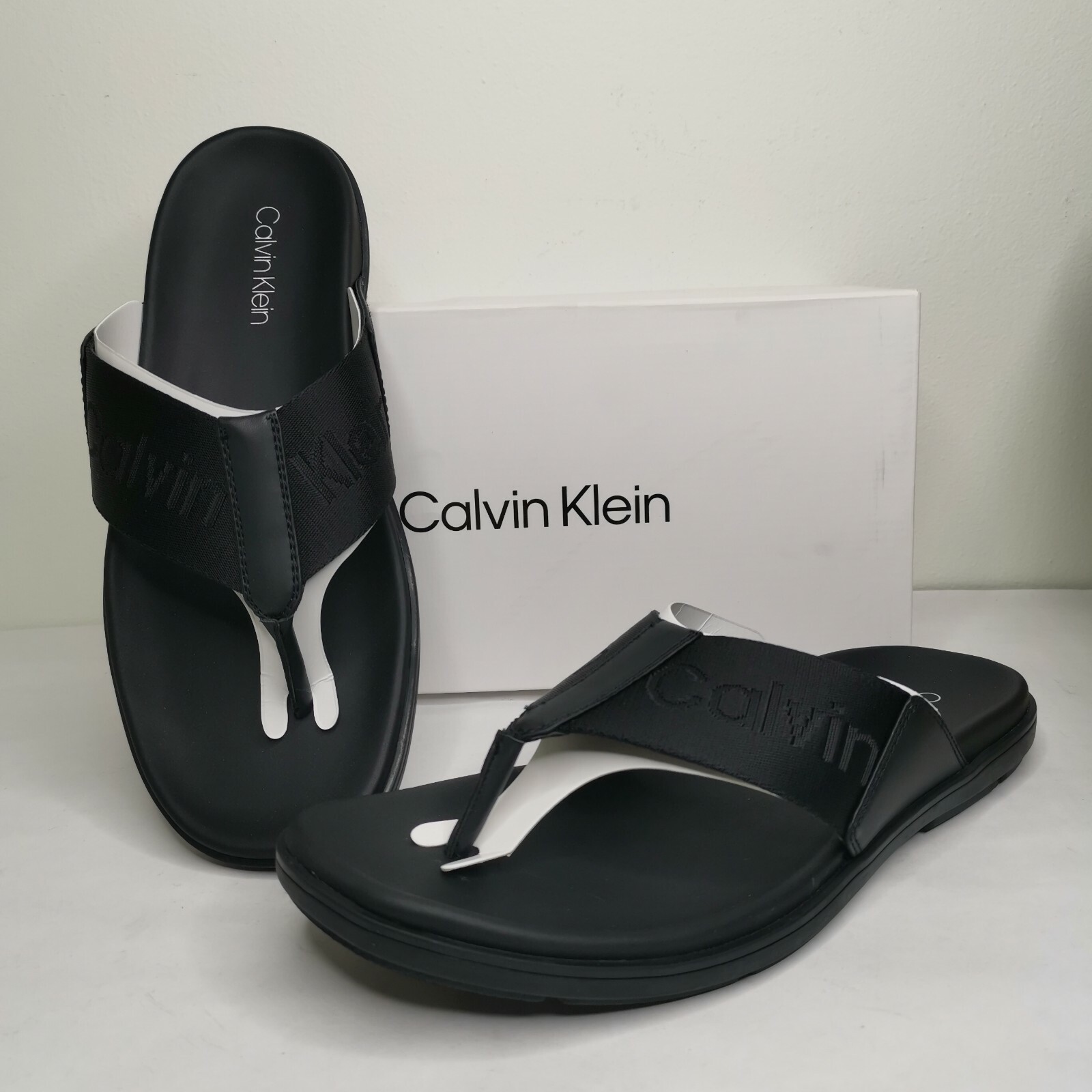 Calvin Klein Weslyn Flip Flop Men's Size 12 New In Original Box