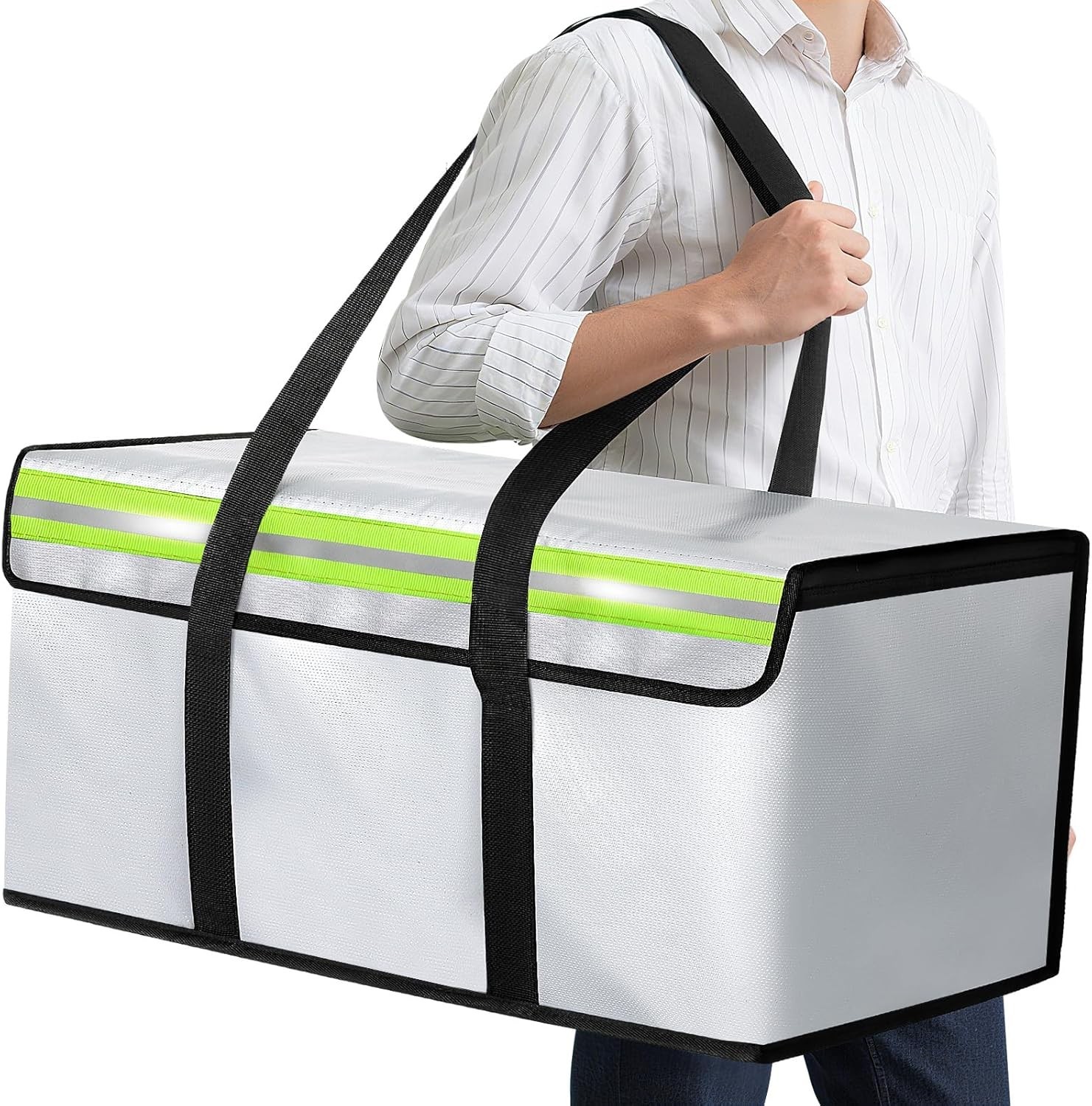 Extra Large Fireproof Document Bag 24x12x12 for Valuables and Photos