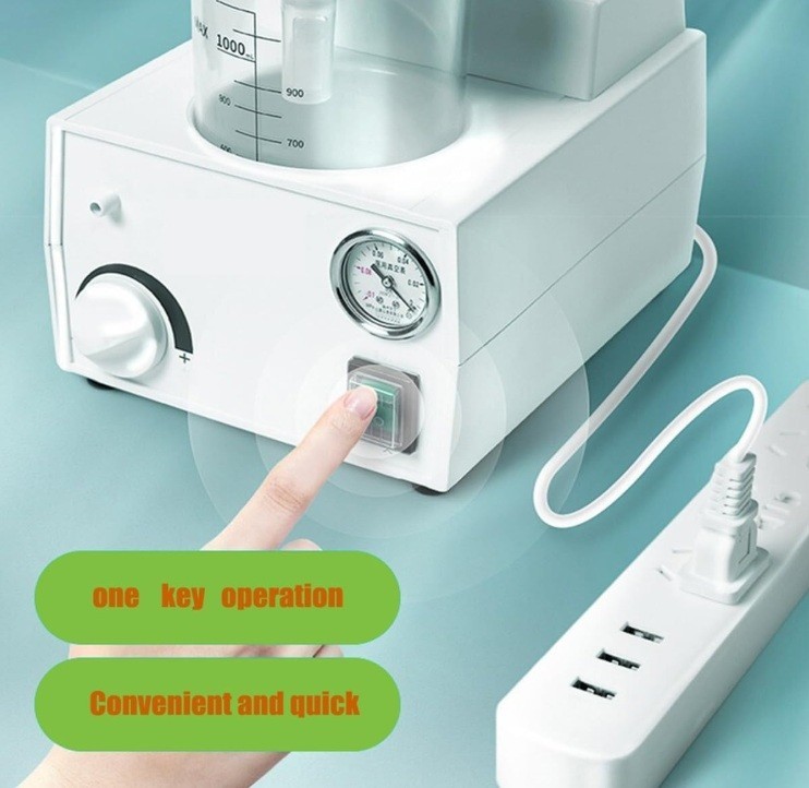 New 1000ml Portable Veterinary Suction Machine 110Vac