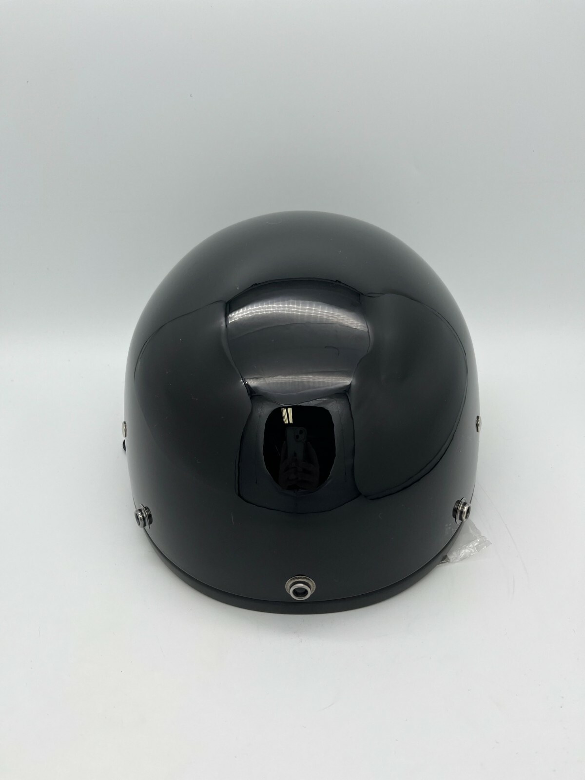 Daytona Skull Cap Half Shell Helmet Visor Kids Gloss Black Medium Open Box