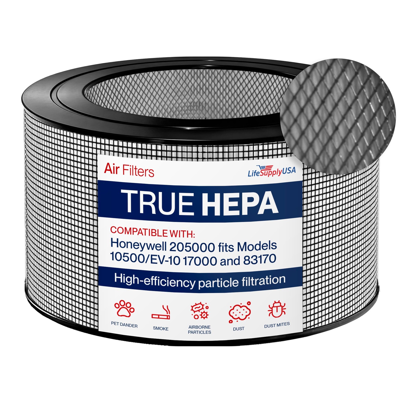 20500 HEPA Filter for Honeywell 10500 17000 17005 17006 17007 17008 17009 83170