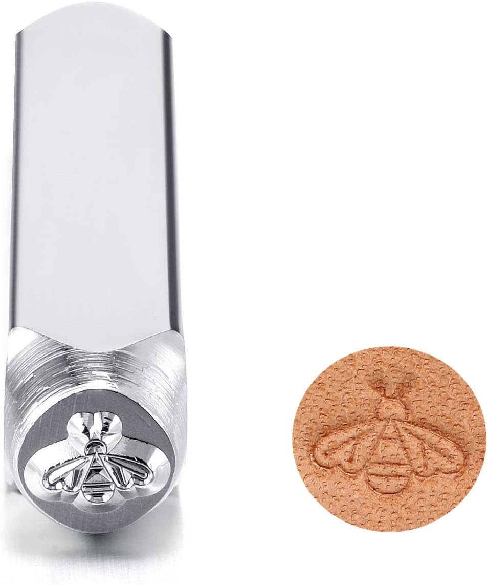6Mm Bee Metal Punch Stamp Stamping Tools for Stamping/Punching Metal, Jewelry, L