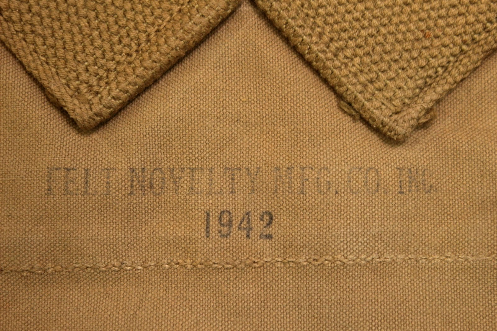 Vtg WWII US Army M1928 Canvas Haversack Backpack 1942 Dated WW2
