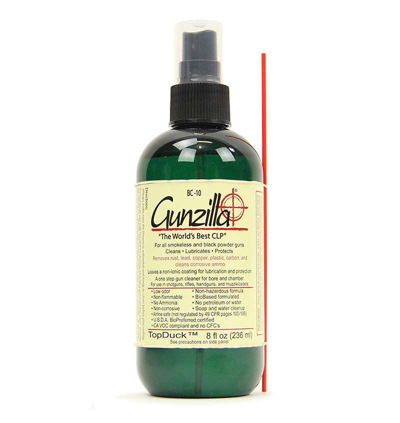 Gunzilla BC-10 8 oz. Pump Spray - USDA BioPreferred - "The World's Best CLP"