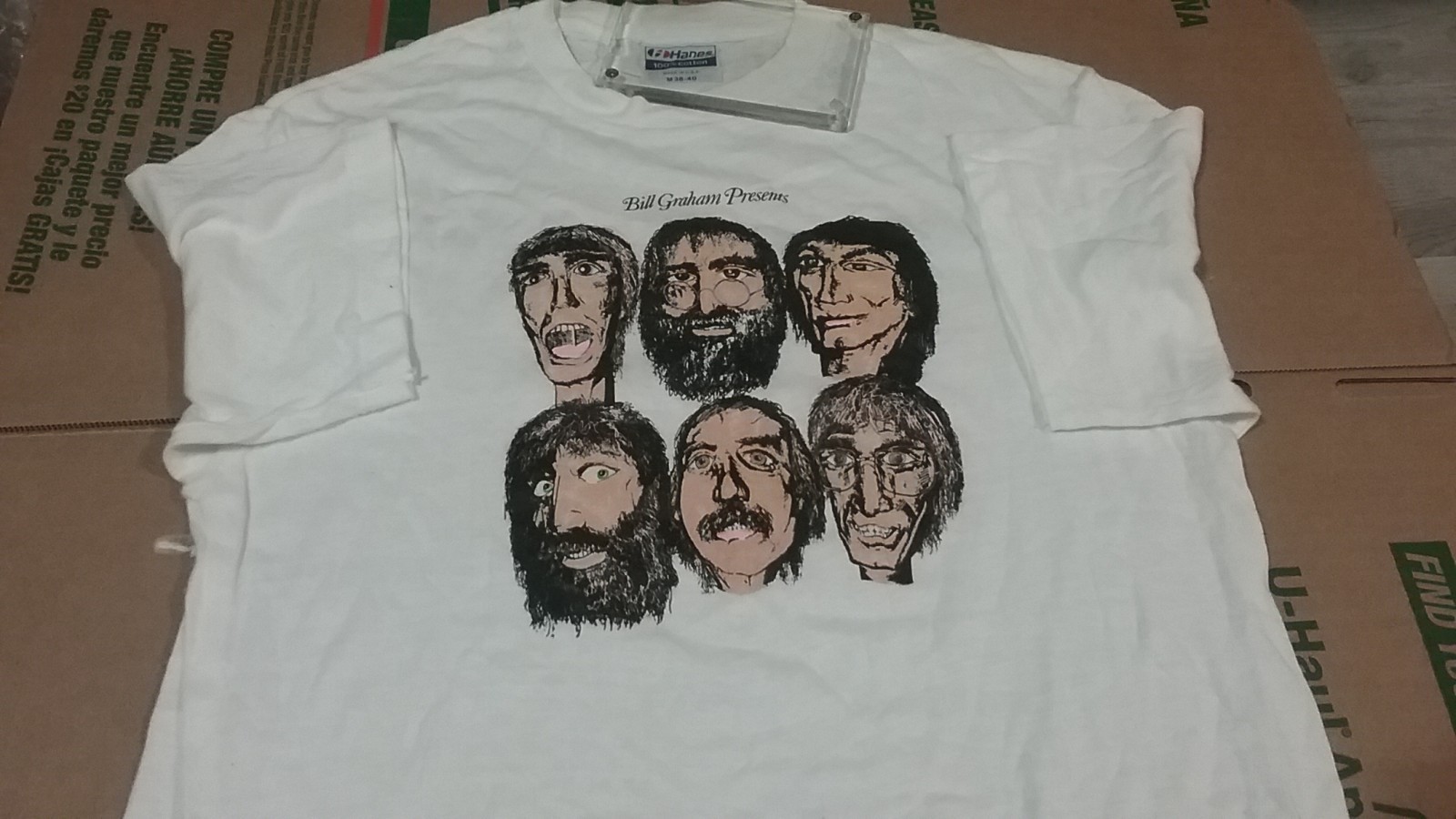 GRATEFUL DEAD 1985 NYE OAKLAND SHIRT NEW M 27X16 HTF RARE 1 stich beauty