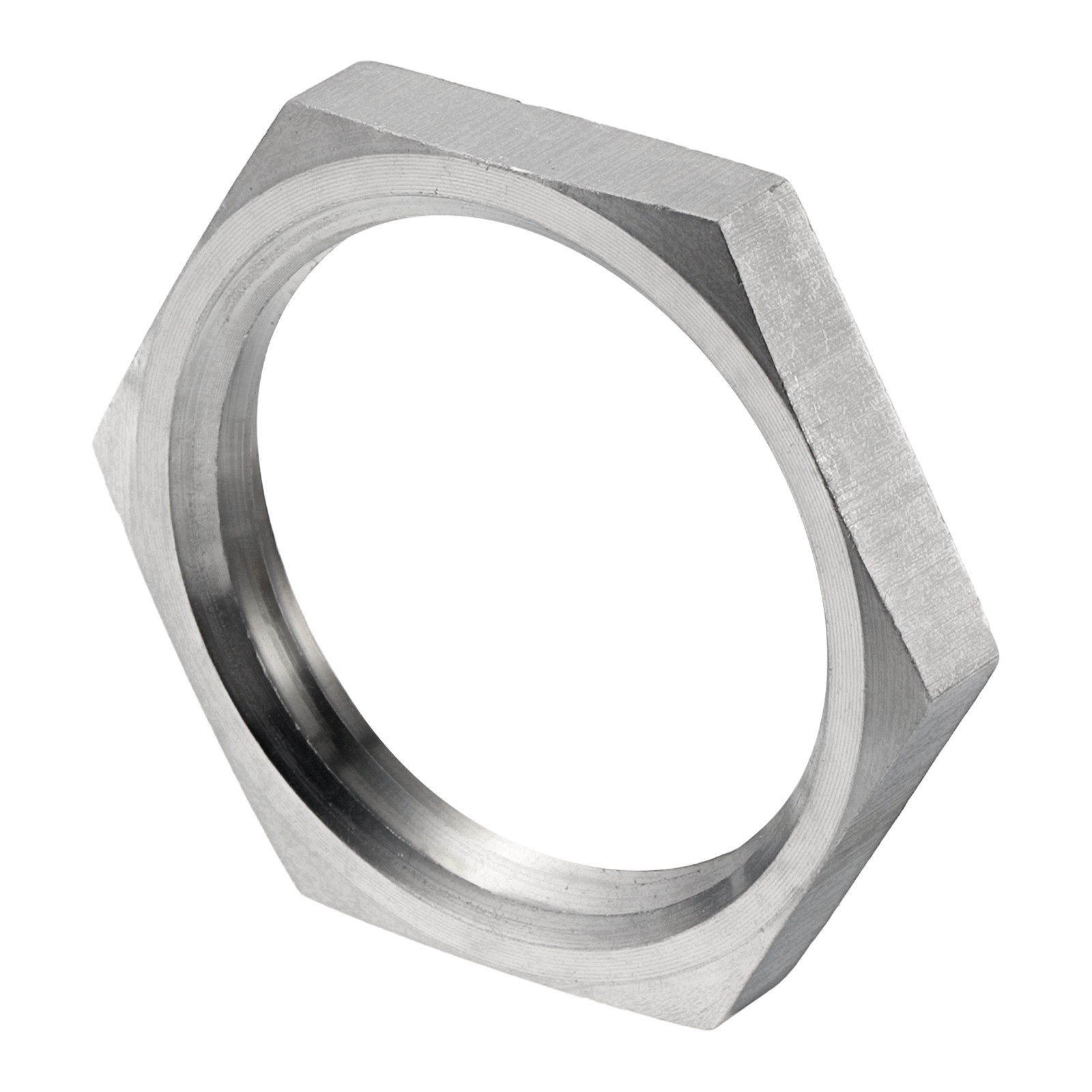 2Pcs Cast Pipe Fitting Hex Locknut 304 Stainless Steel Hex Lock Nut NPT 1"