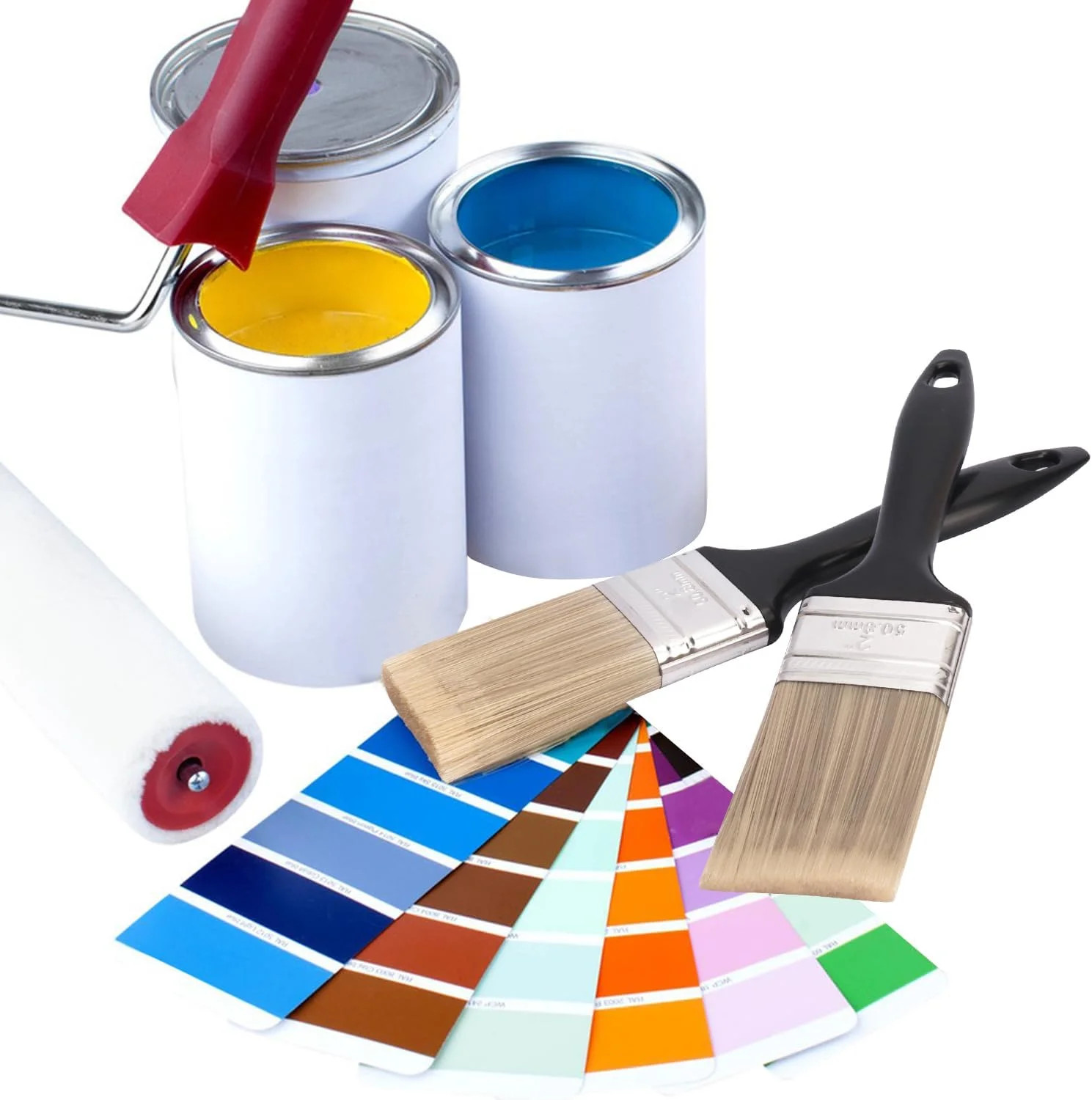 30 Pack 2 Inch Paint Brushes - A Professional Range of Wall Paint Brushes, Deck