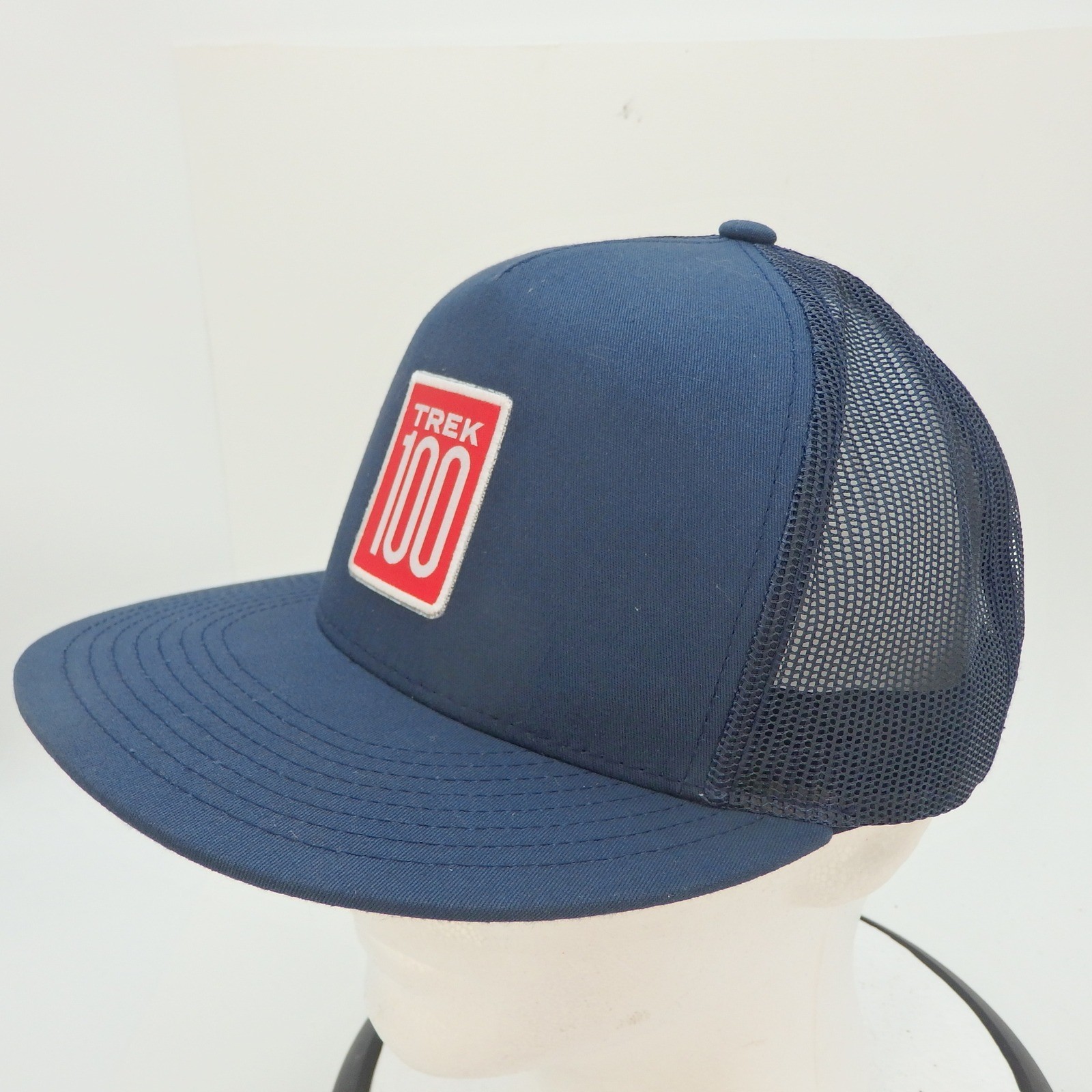 Trek 100 Navy Blue Mesh Trucker Hat Snapback Cap Men's One Size
