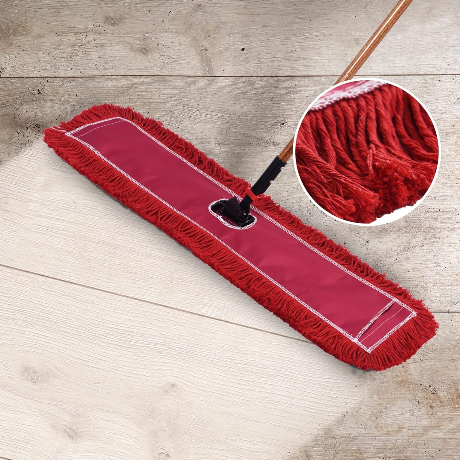 Matthew Cleaning 36'' Industrial Strength Cotton Dust Mop Refill Washable