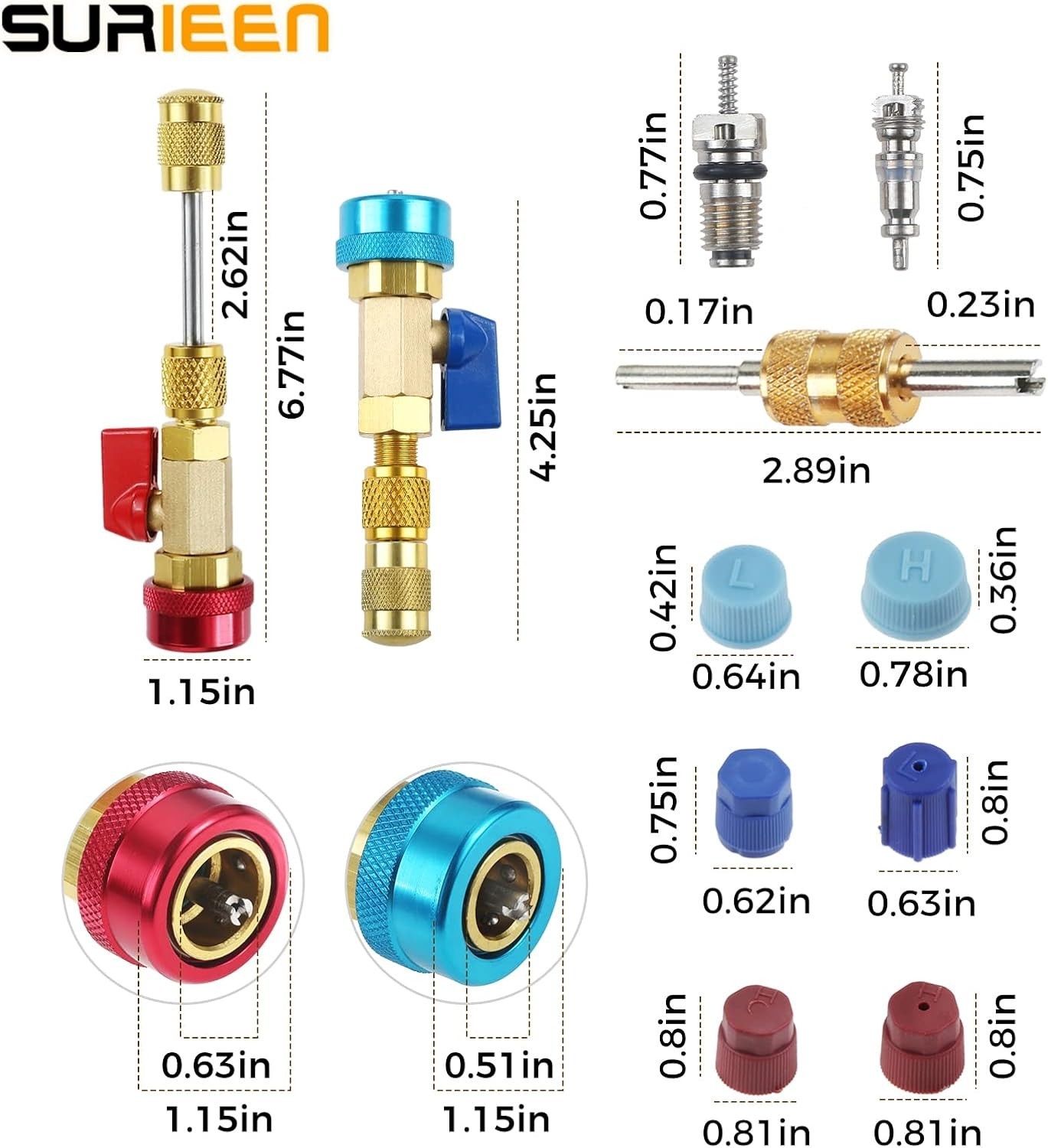 HVAC Tool Set for Refrigerant Systems