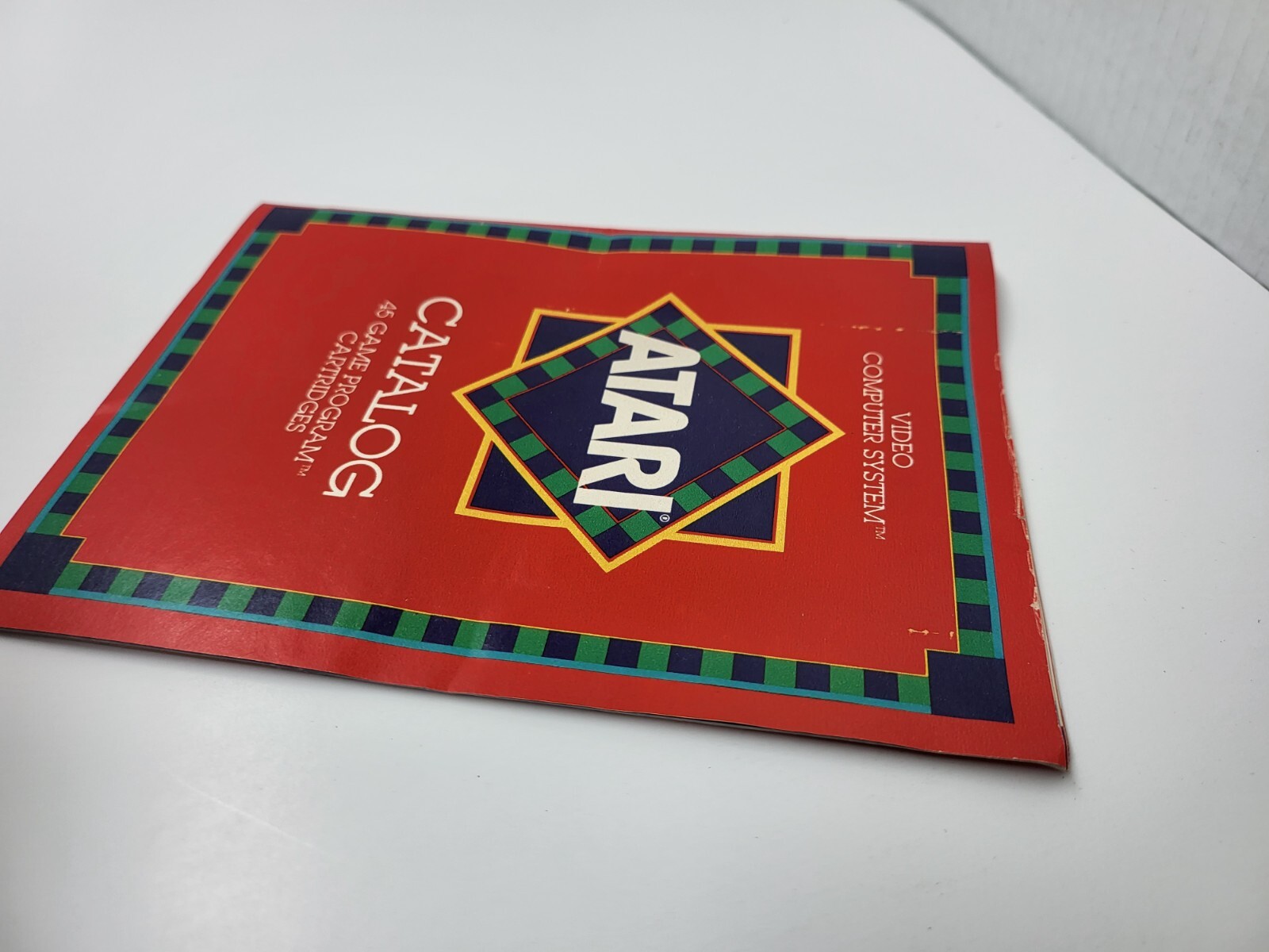 Authentic 1981 Atari Catalog 45 Game Program Cartridges CO16725 Booklet #D22