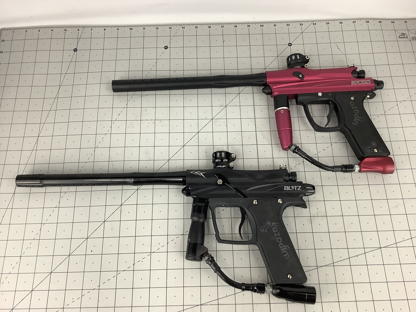 Azodin Blitz 3 And Kaos 2 paintball markers