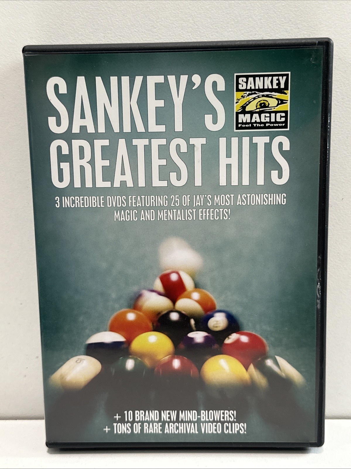 Sankey’s Greatest Hits 25 Of Jays Magic Mental Effects Video Mind 3 X DVD Set
