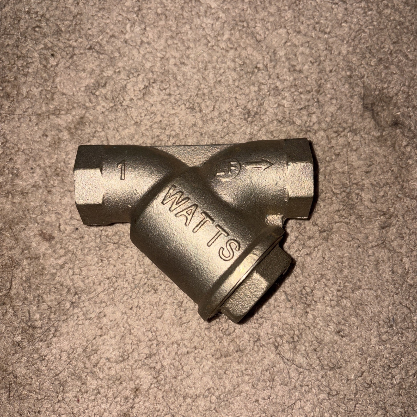 NEW WATTS 400W0G Y- STRAINER 1" BRASS