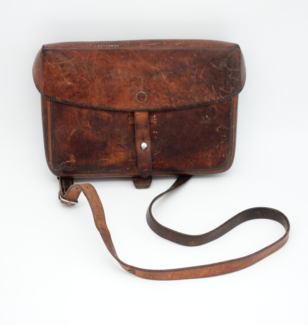 Genuine Swiss Army Vintage Leather Crossbody – Compact City Urban Messenger iPad