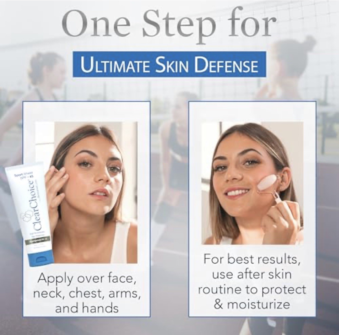 Clear Choice Sunscreen for Face SPF 45 Light Moisturizer - 4OZ-