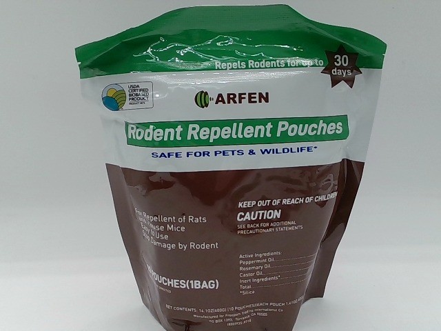 ARFEN Rodent Repellent Pouches - Peppermint Oil - Rat & Mouse Deterrent