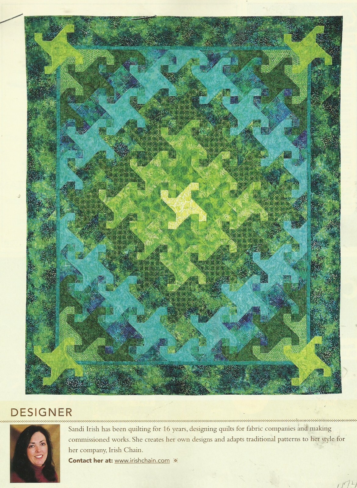 C0135  UNDER THE SEA QUILT PATTERN/INSTRUCTIONS