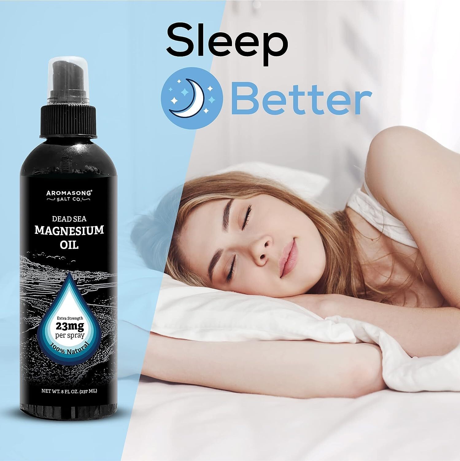 Aromasong Extra Strength Magnesium oil 8 Oz.