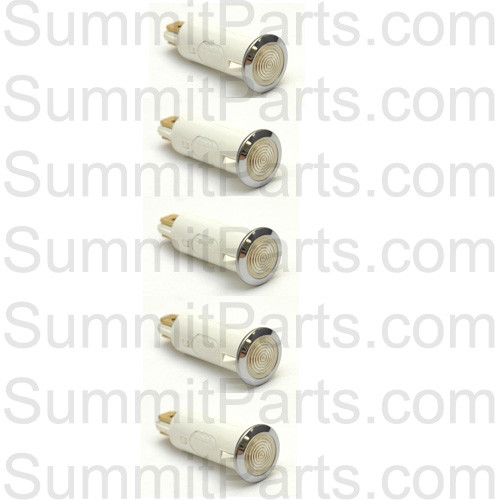 5PK - 225/00015/OC, CLEAR PILOT LIGHT - FOR IPSO - 225-00015-OC-5PK